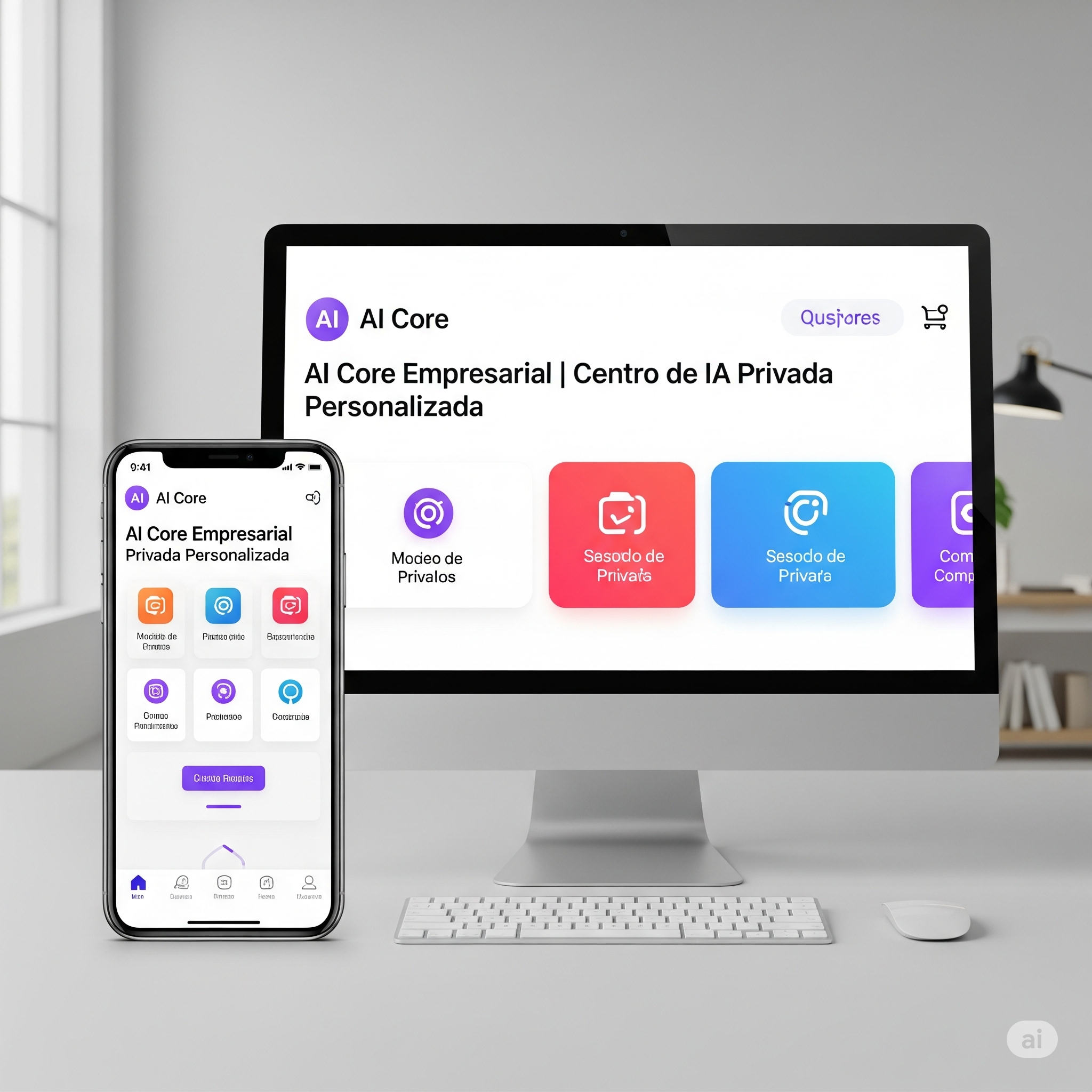 AI Core Empresarial | Centro de IA Privada Personalizada